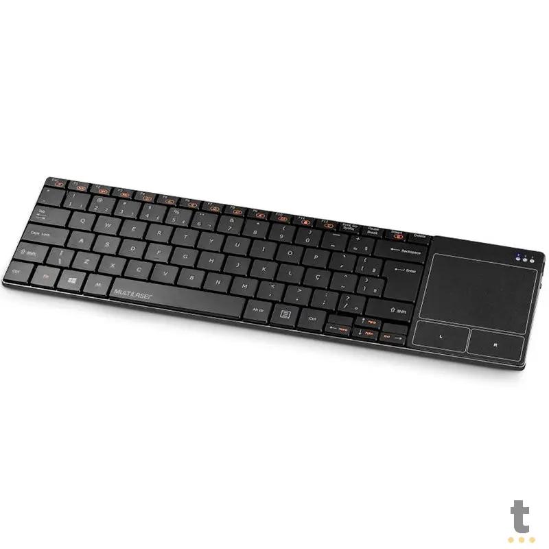 Teclado Sem Fio Multilaser Touchpad Smart Tv - TC219 Truedata